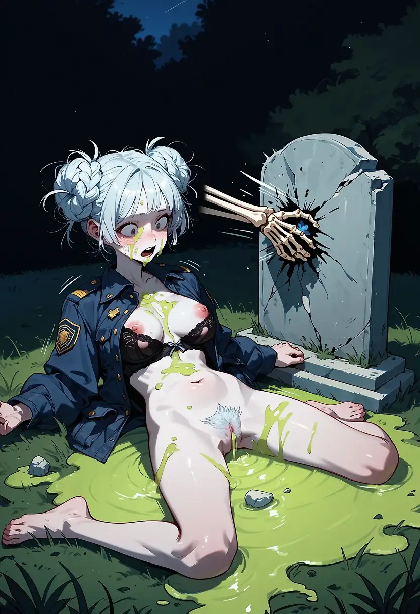 AI art "Officer Seraphina's night watch (Part 2)"