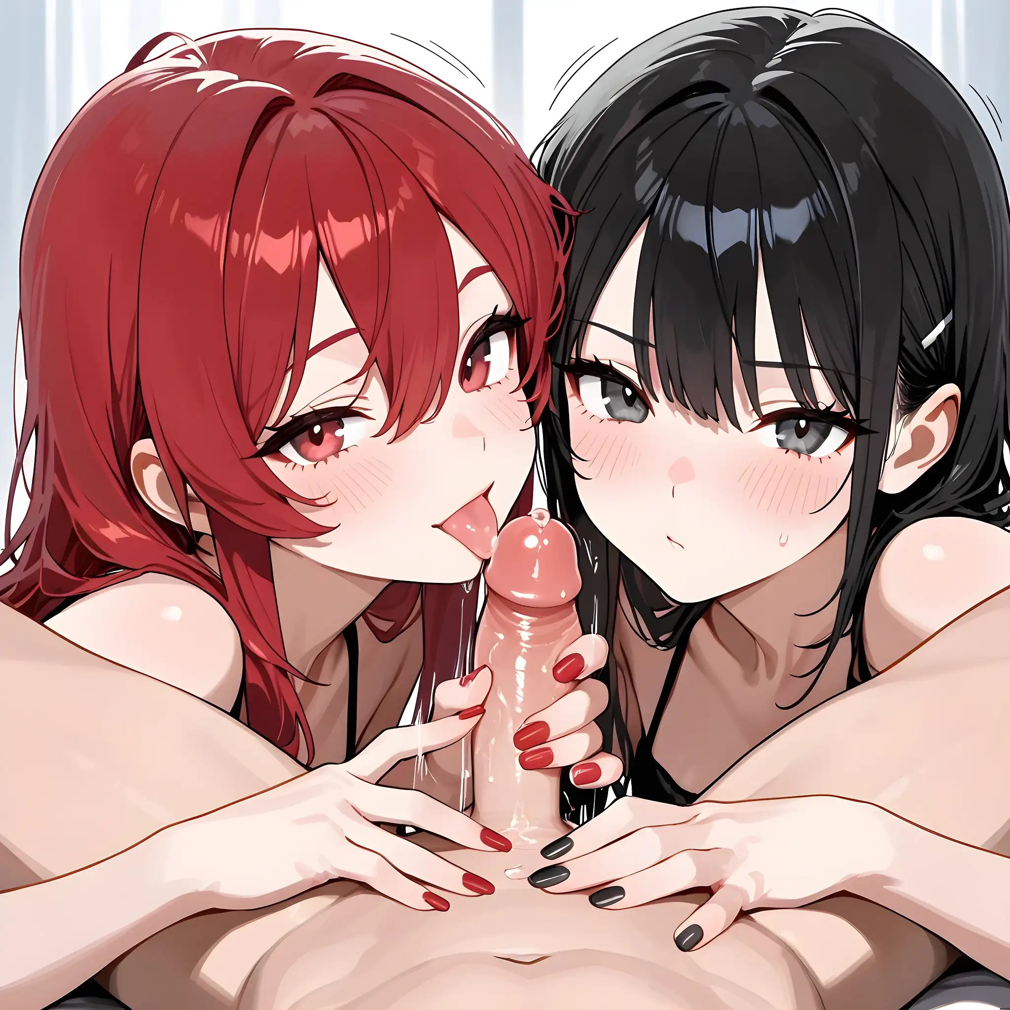 AI art 'Sumi & Akane'