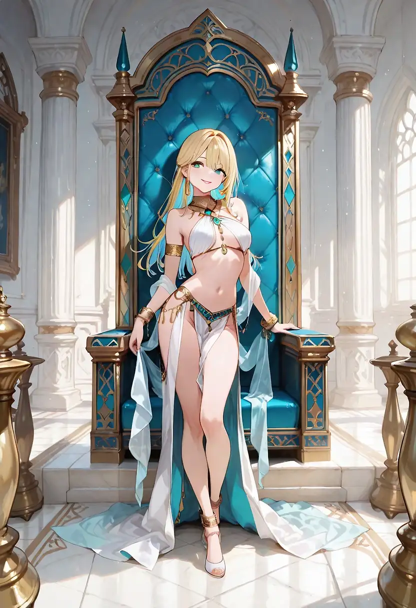 AI art 'The ruler of the azure realm'