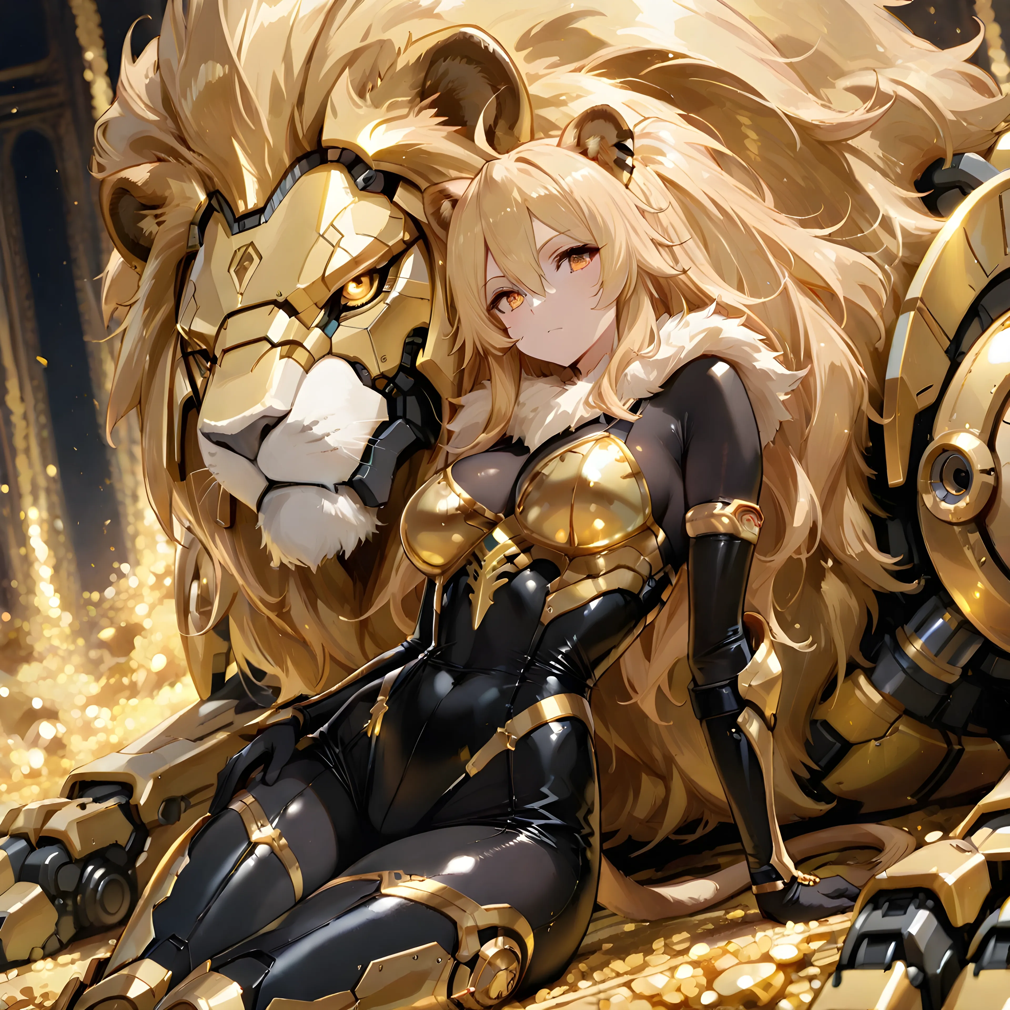 AI art "The Calm Before the Storm" with user description "Thrones are not claimed by the loudest roar. 🦁
They are claimed by those who never needed to raise their voice.

@gildenstein @octavian @peterco @warmicestudios @bad77 are you ready for the storm? 😉"