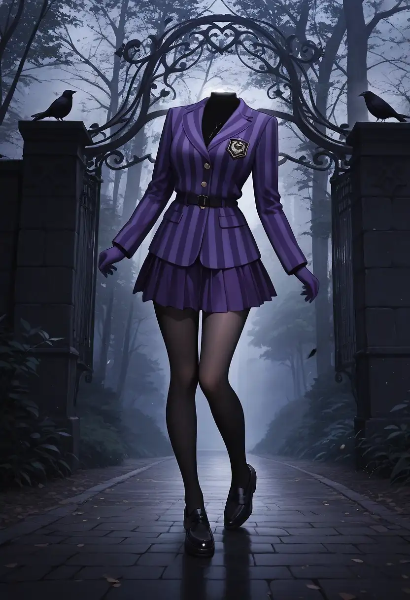 AI art "Lucile Griffin (Wednesday OC)"