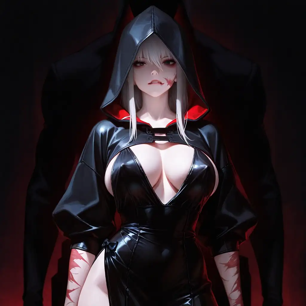 AI art "I'll let you be nothing but my shadow..."