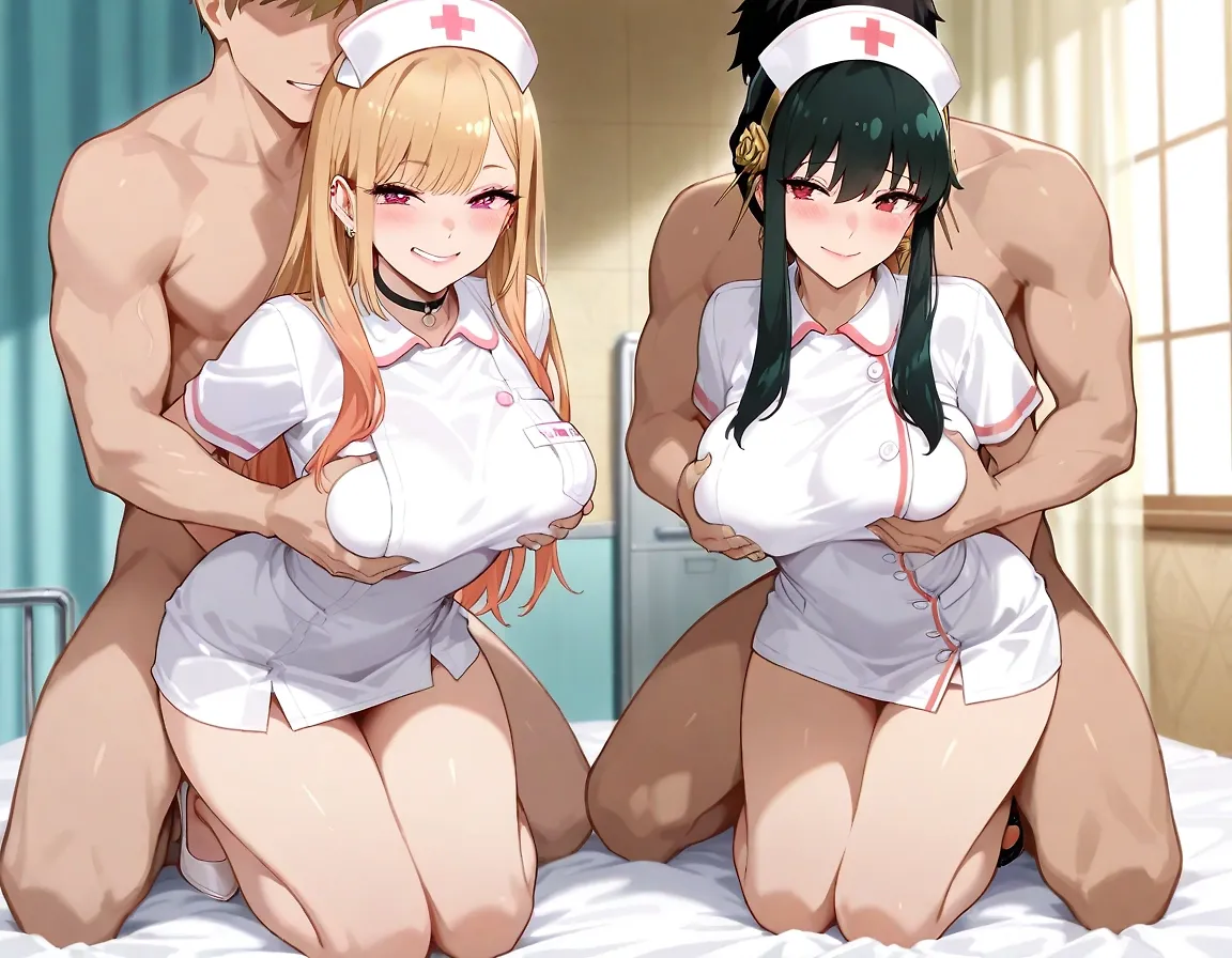 Yor and Marin's nurse training