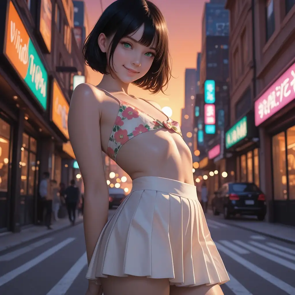 AI art "How Eliza Green became Angle Lust. Part One"
