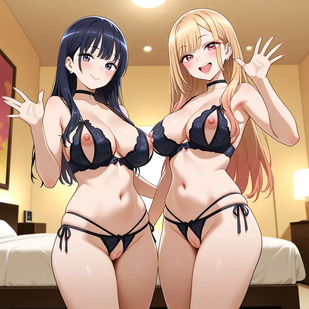 AI art 'Before And After (Anna & Marin)'