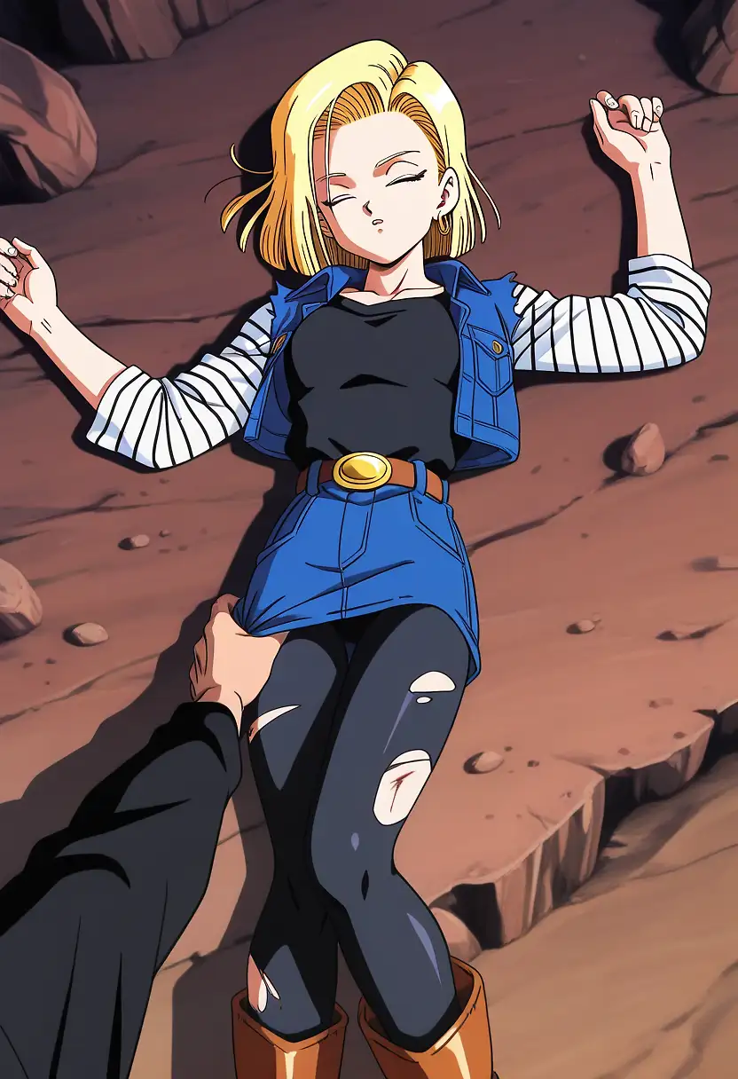 AI art "Android 18"