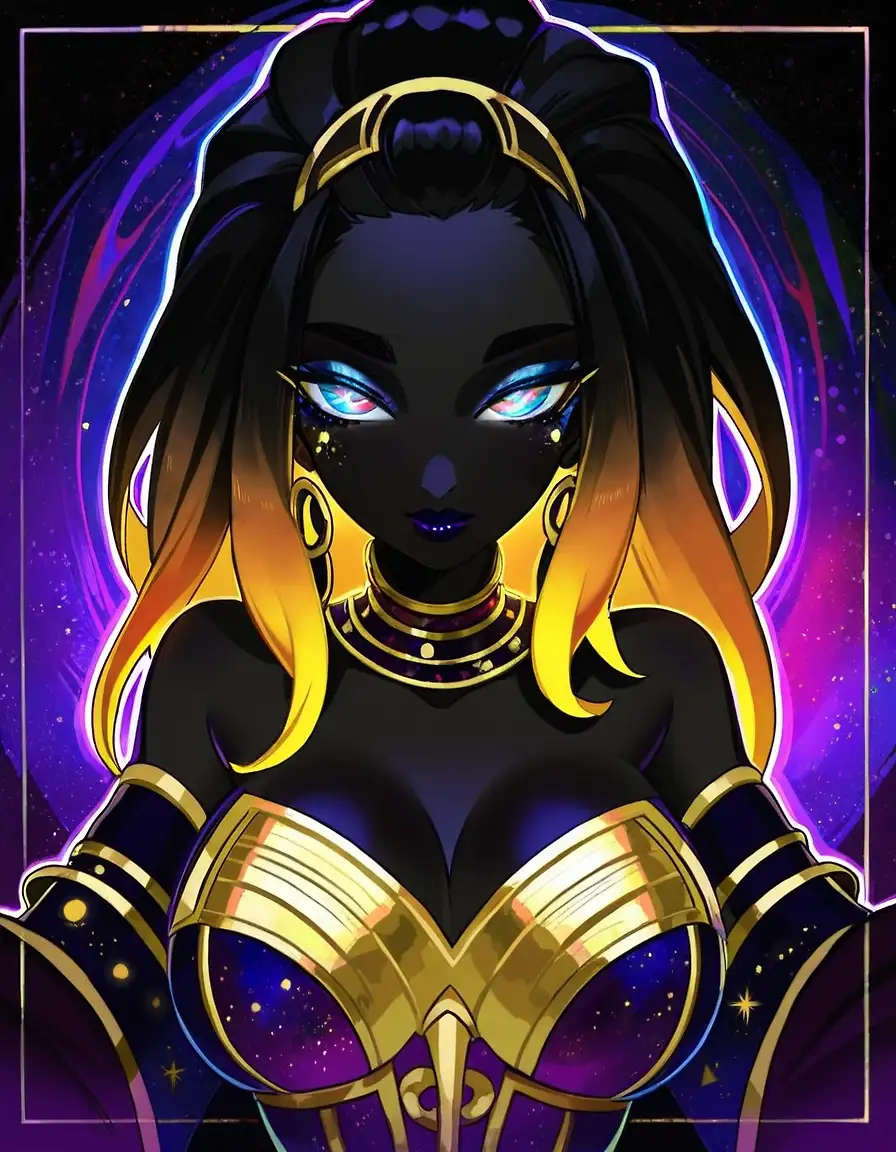 AI art 'Cosmic Ebony Goddess'