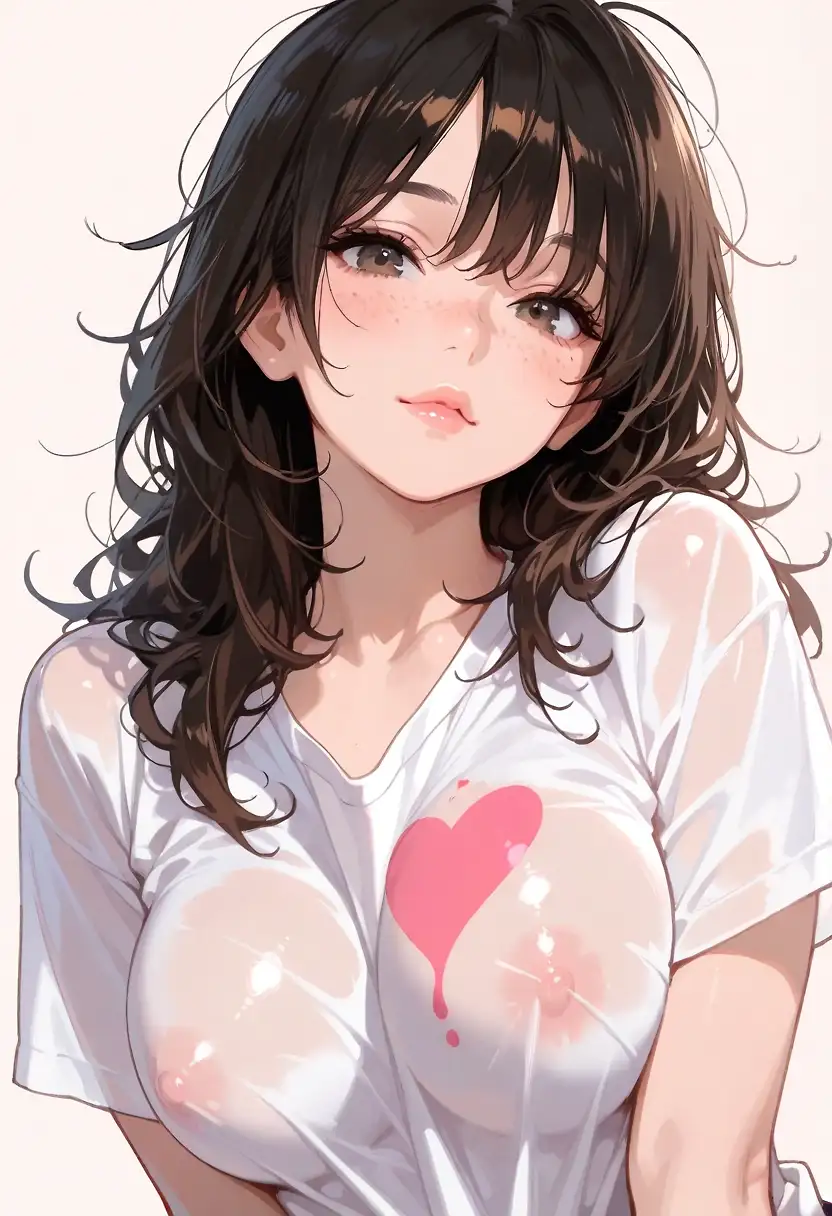 AI art "Touching hearts"
