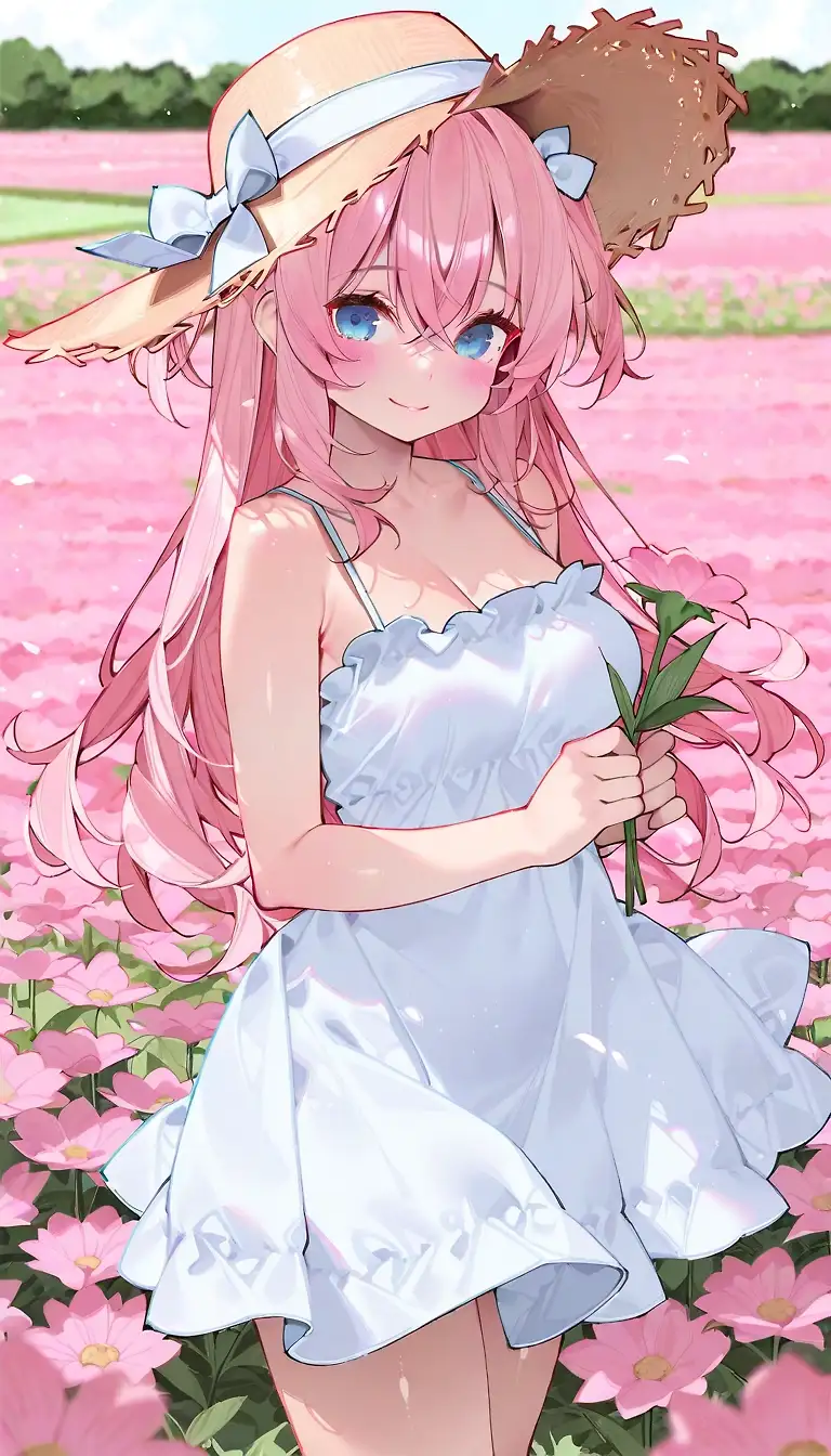 AI art 'Do you like flowers?'