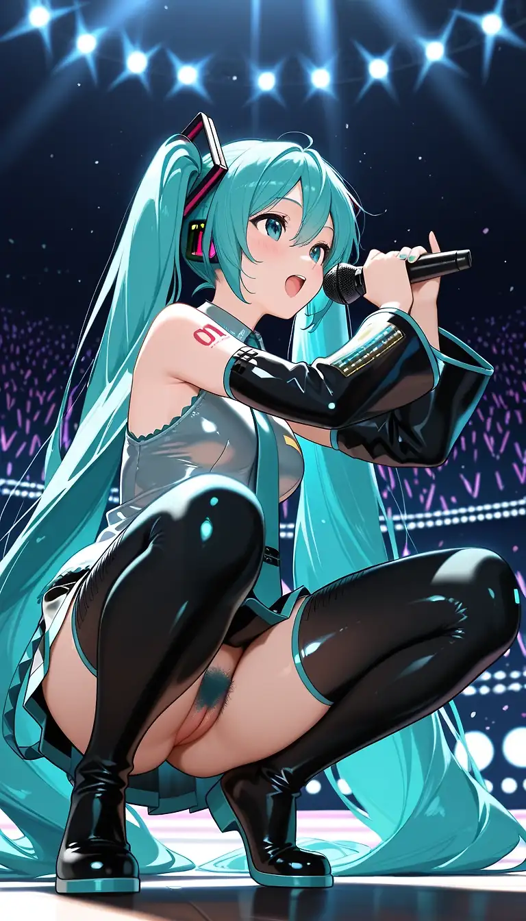 AI art "Idol tour"