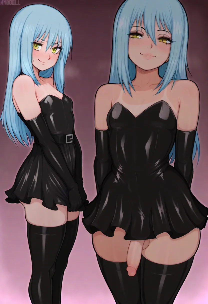 AI art "Did they think I wouldn’t bring my love?" with user description "My favorite waifu is a cute and hot femboy. 🔥🤤"