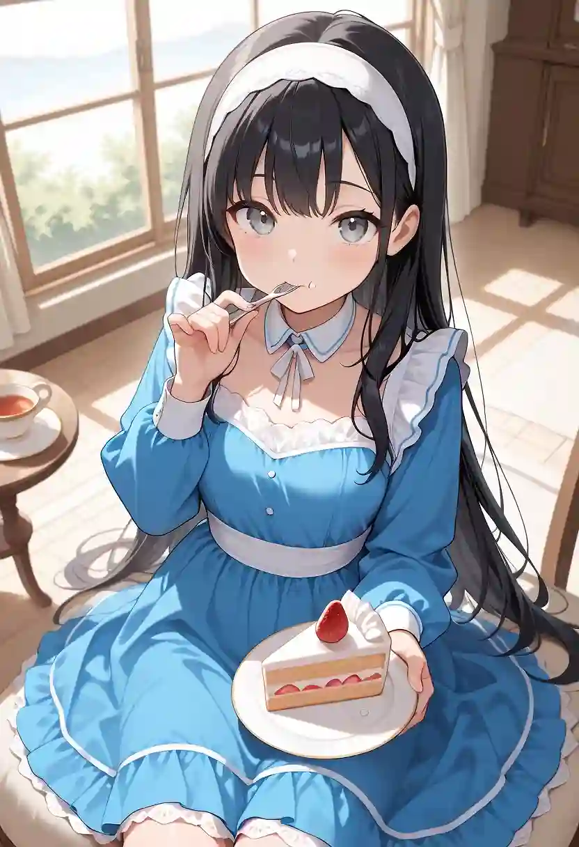 AI art 'Princess's Secret Wish' with user description 'Its the Princess's Birthday, and she only wants one particular thing from her loyal retainer...'