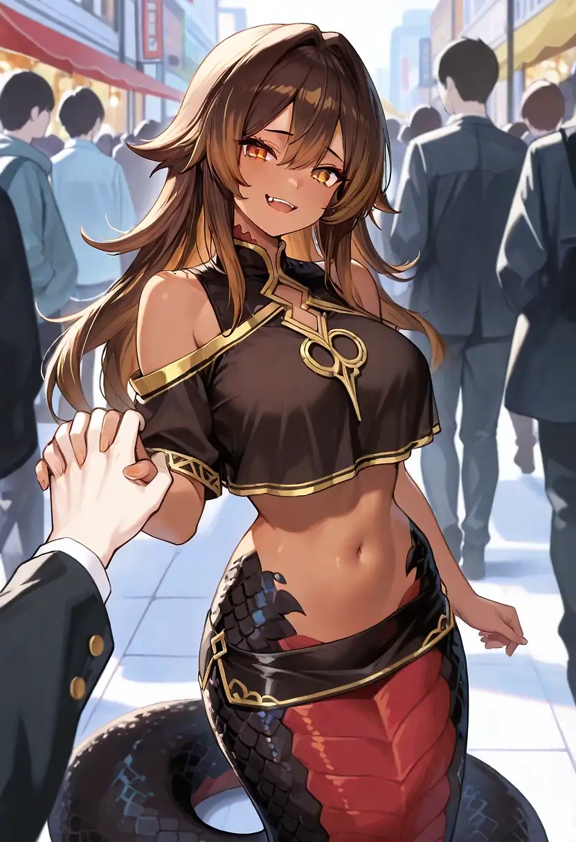 AI art "Lamia date"