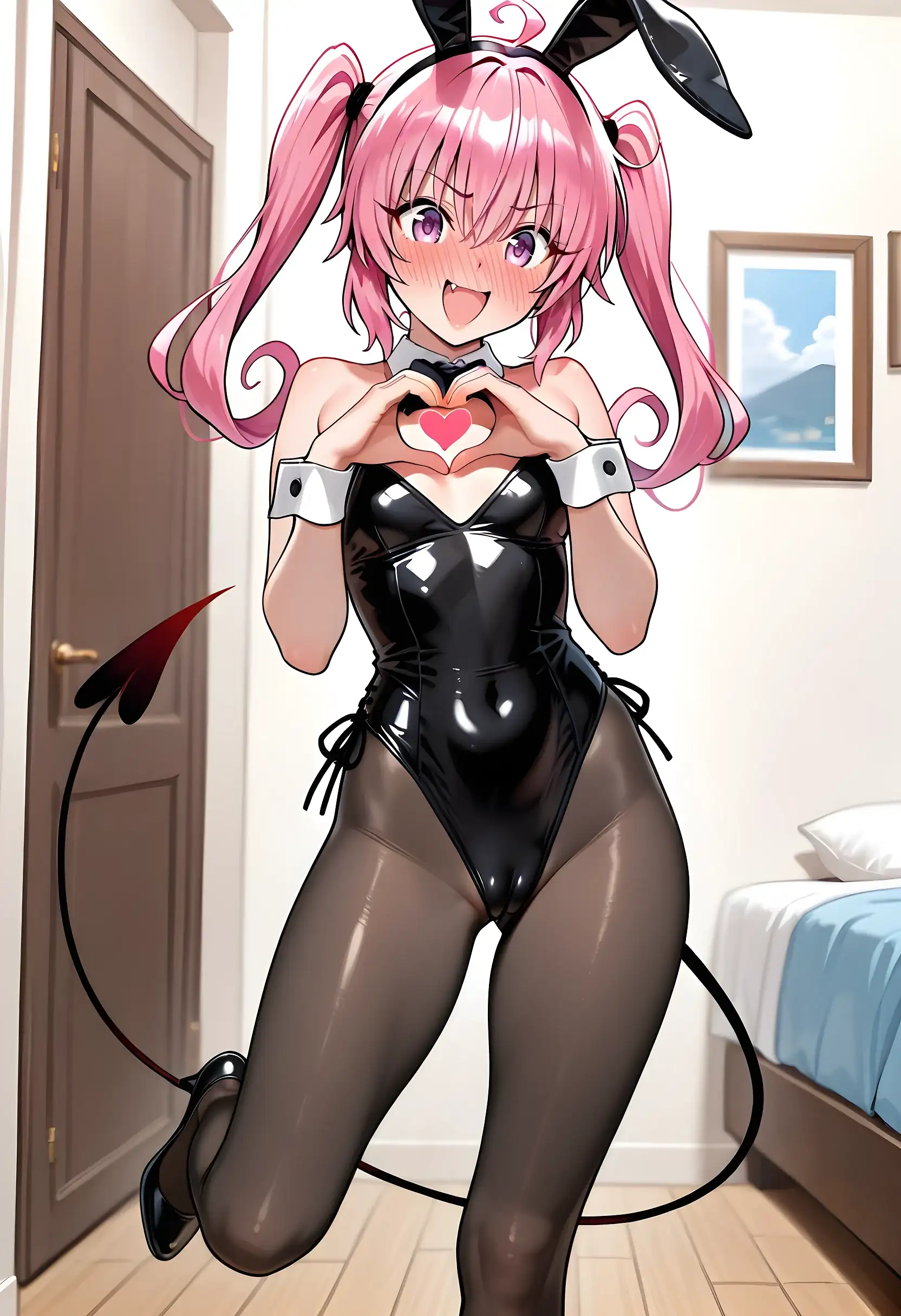 AI art "Nana to love ru bunny"