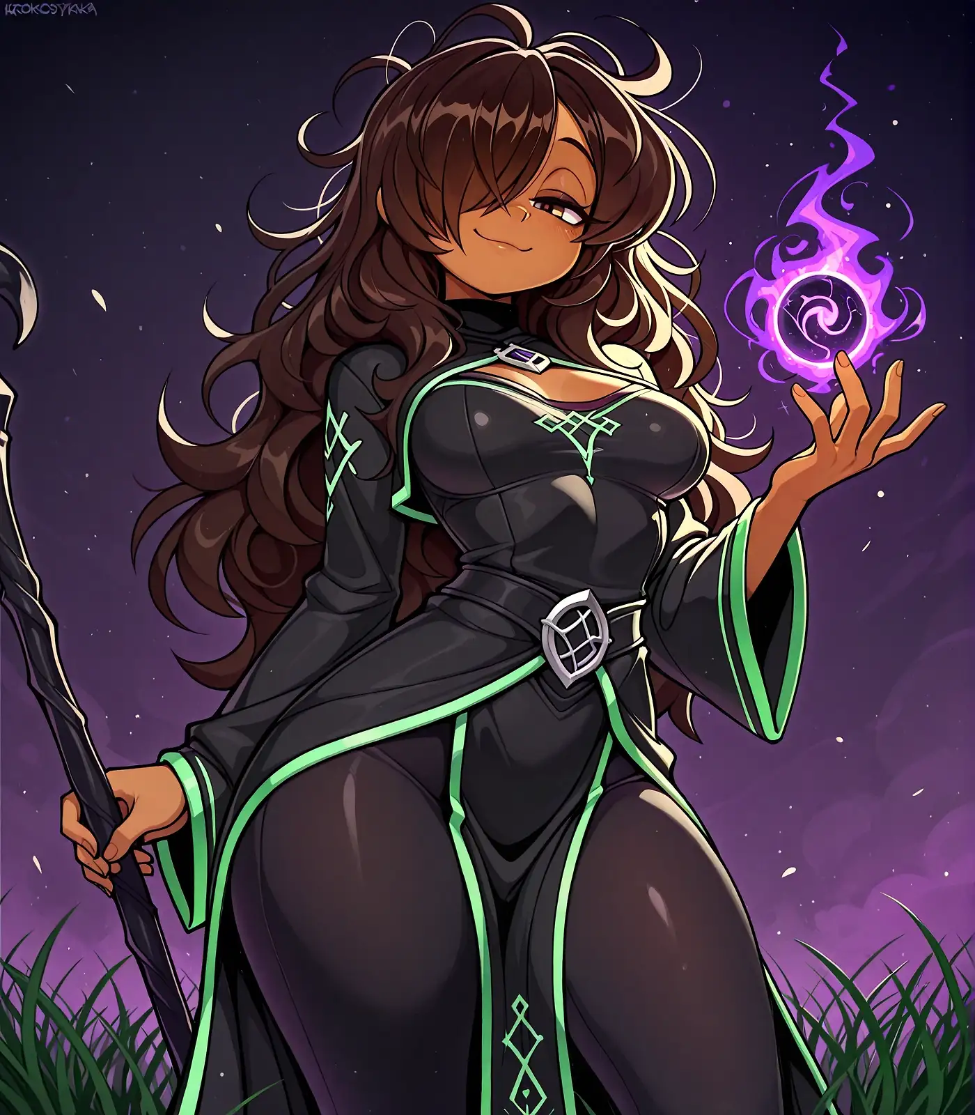 AI art "Barmaid Witch"