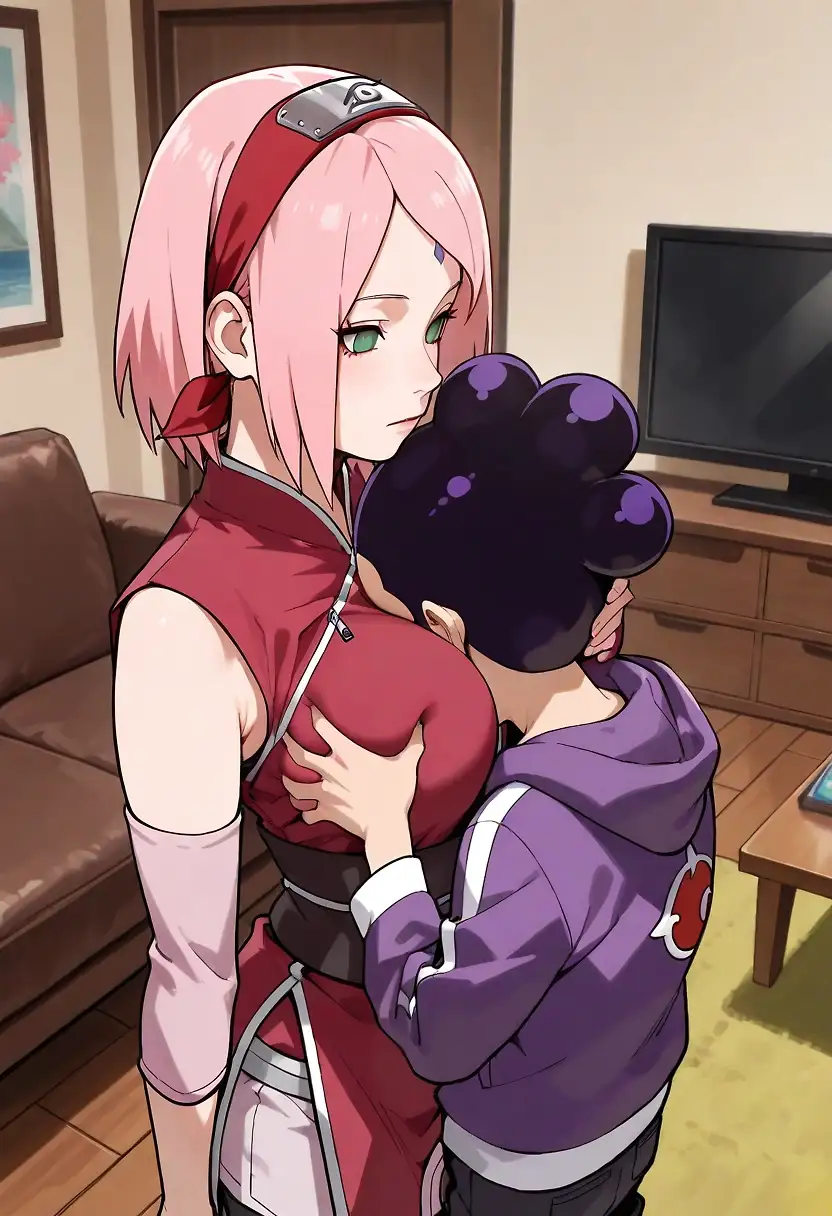 AI art 'Haruno Sakura'