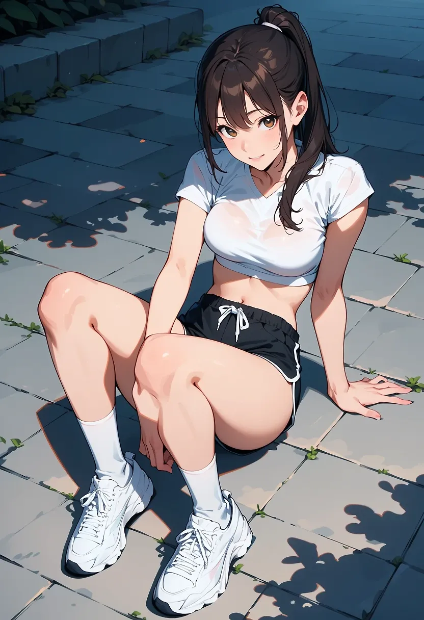 After jogging