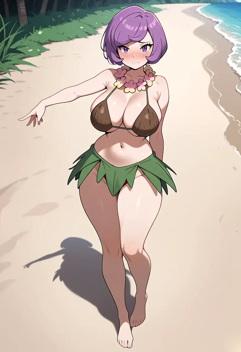 AI art "Courtney's Hula Dance V2"