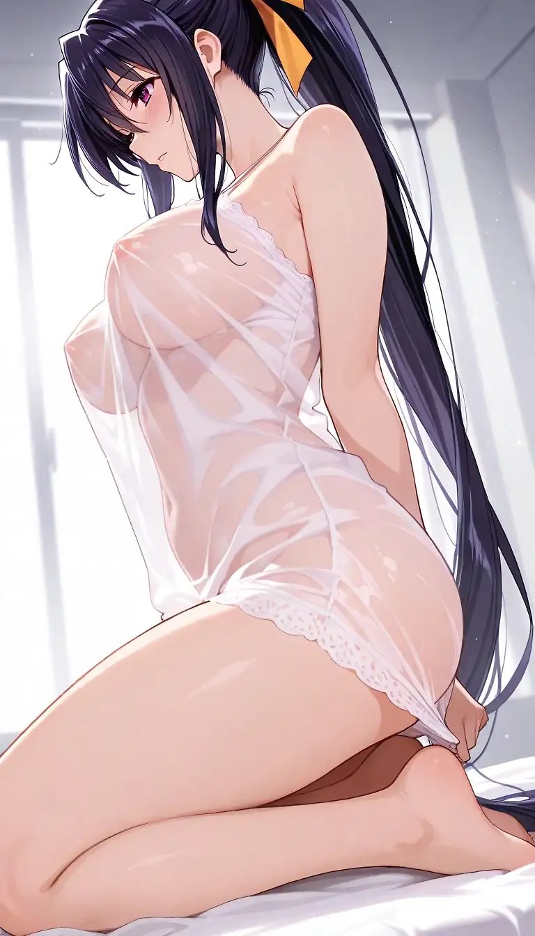 AI art "Akeno is such a tease"