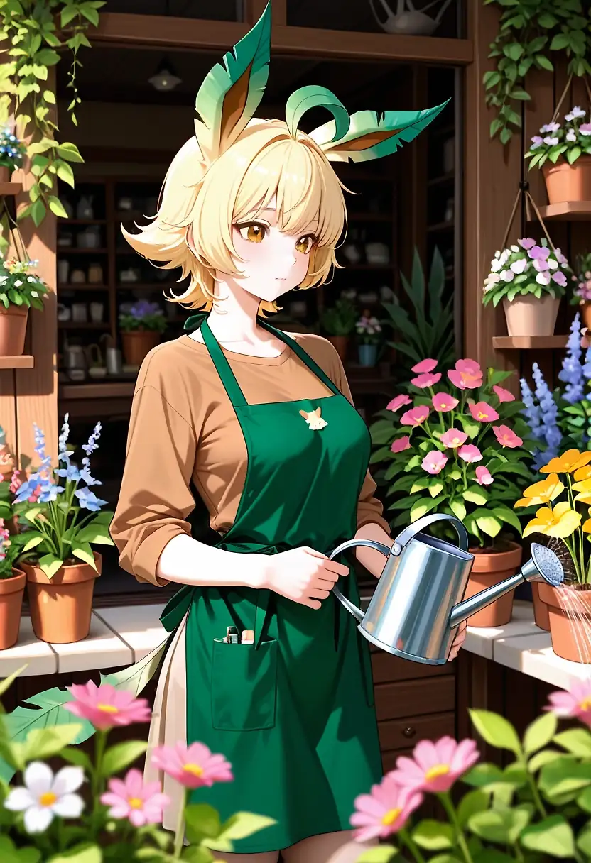 AI art 'Leafeon'