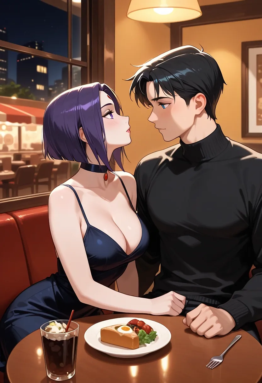 Dick and Raven on a date