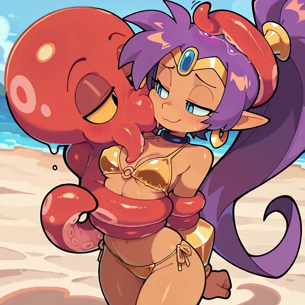 Shantae doesn't mind the attention