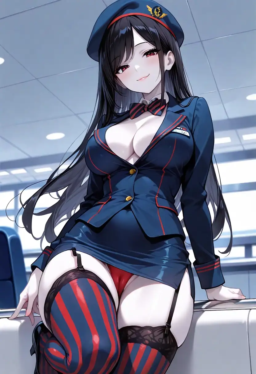 AI art "She will be mime .... heeeuu mine !"