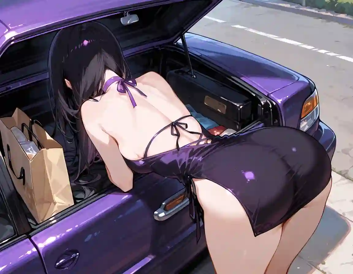 AI art "Getting something nice for her boyfriend Cef."