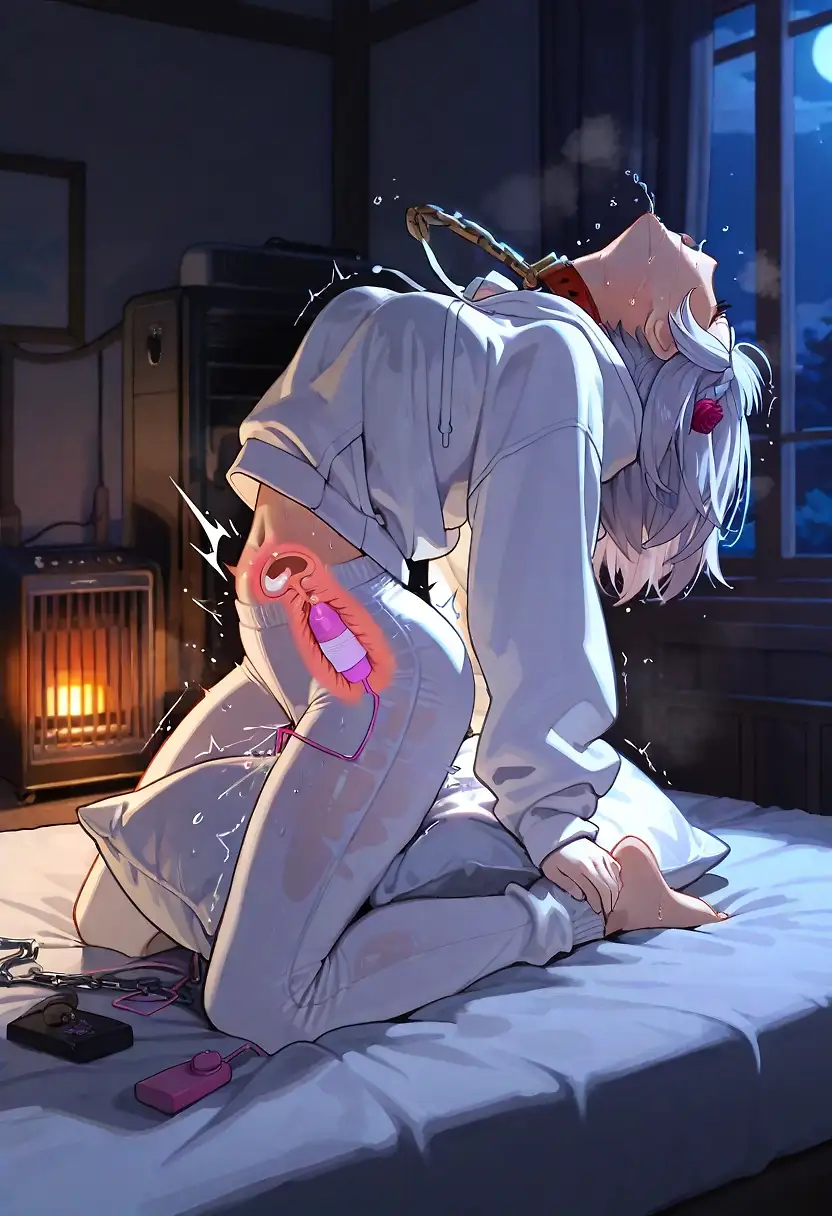 AI art "Noelle pillow humping sweat bondage"