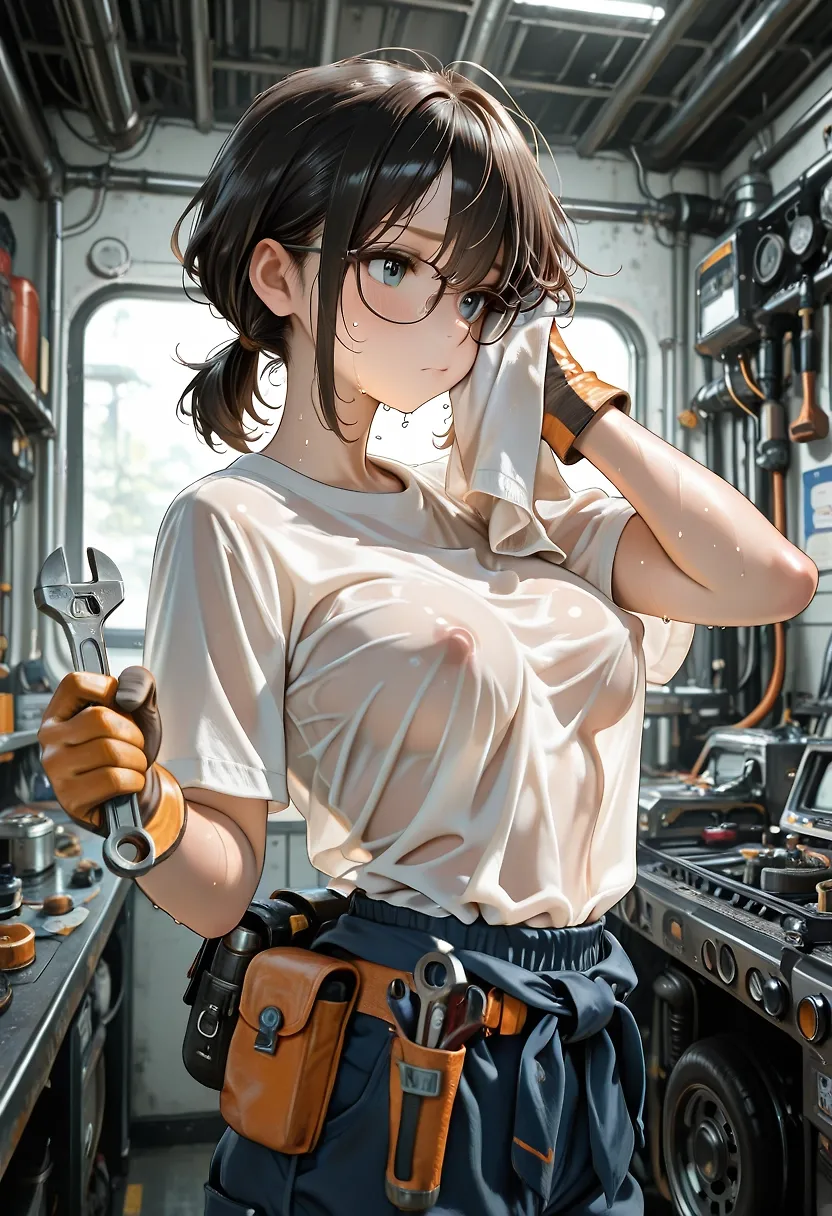 AI art "メカニック"