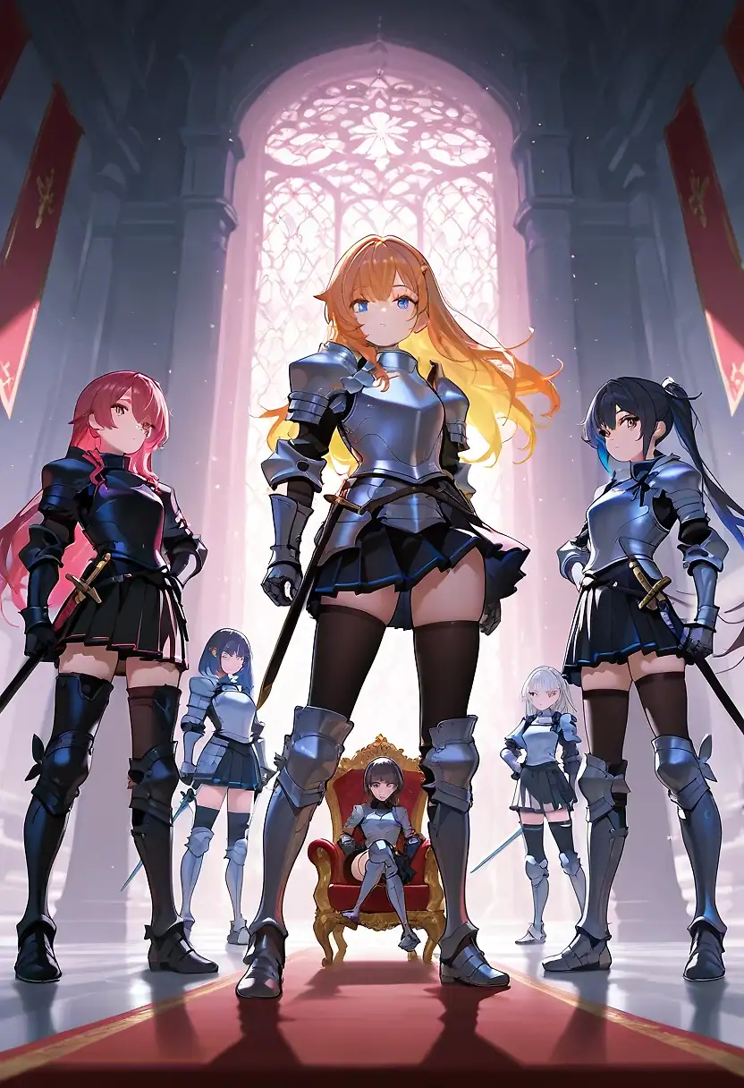 AI art "Defending the Throne Room"