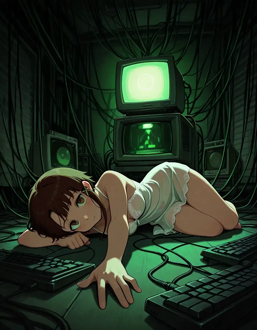 AI art "Come to the Wired"