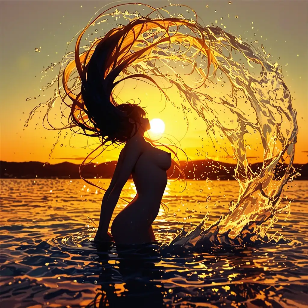 AI art "Sun vs Moon"