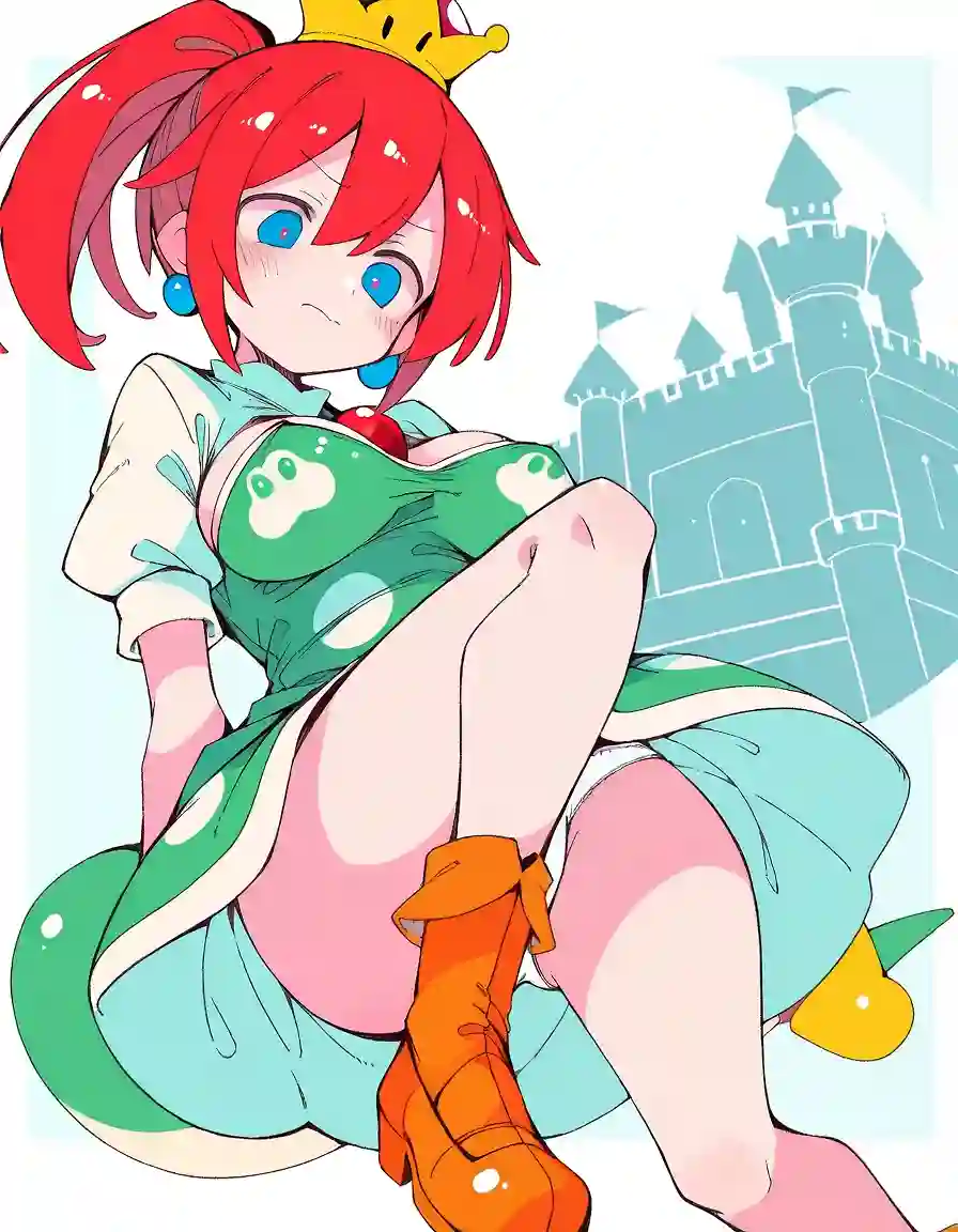 AI art 'Princess Yoshi Upskirts <3' with user description 'various models, similar prompts'