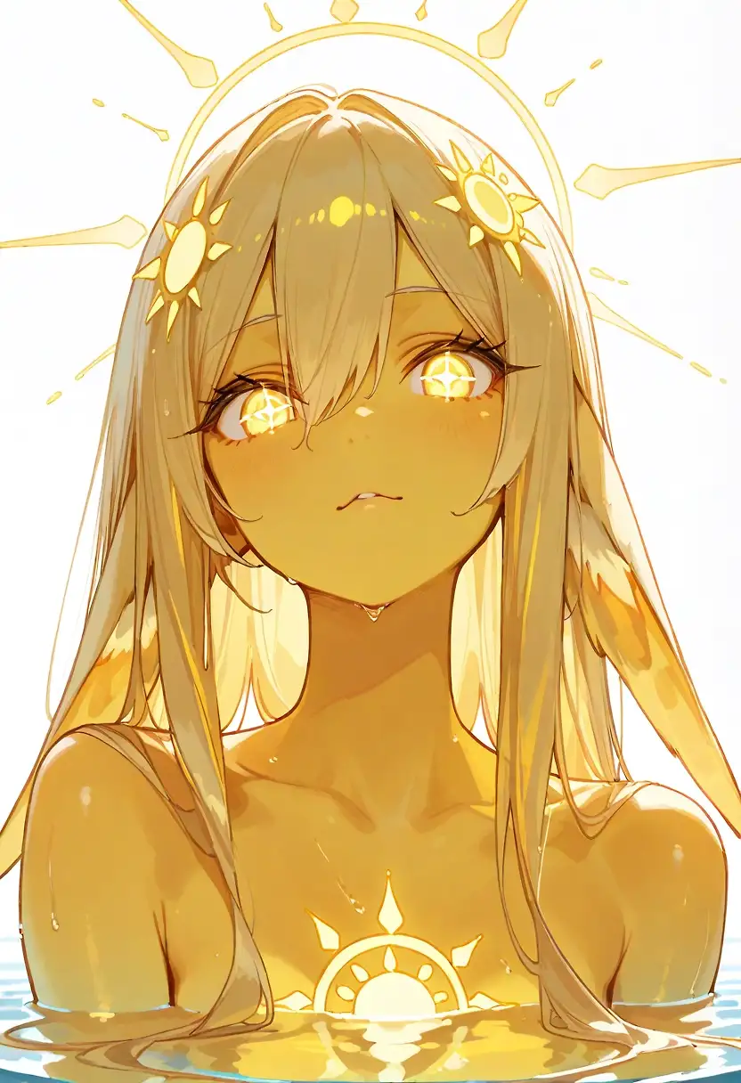 AI art "Sunny girl"