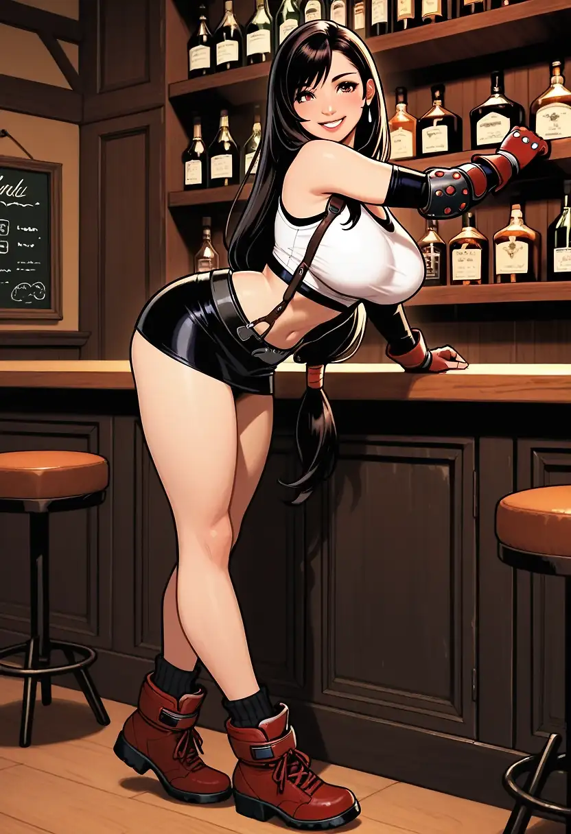 AI art "Tifa's preferred customers"