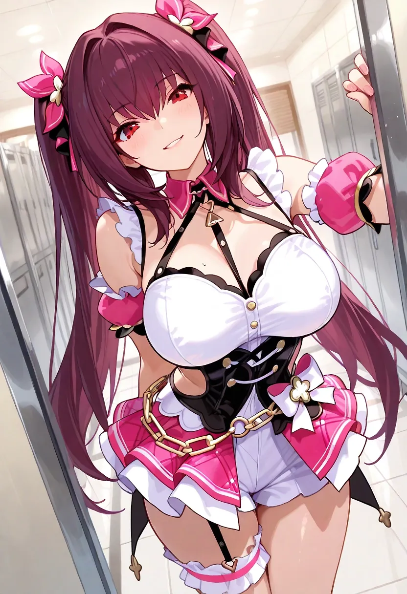 Scathach twintails