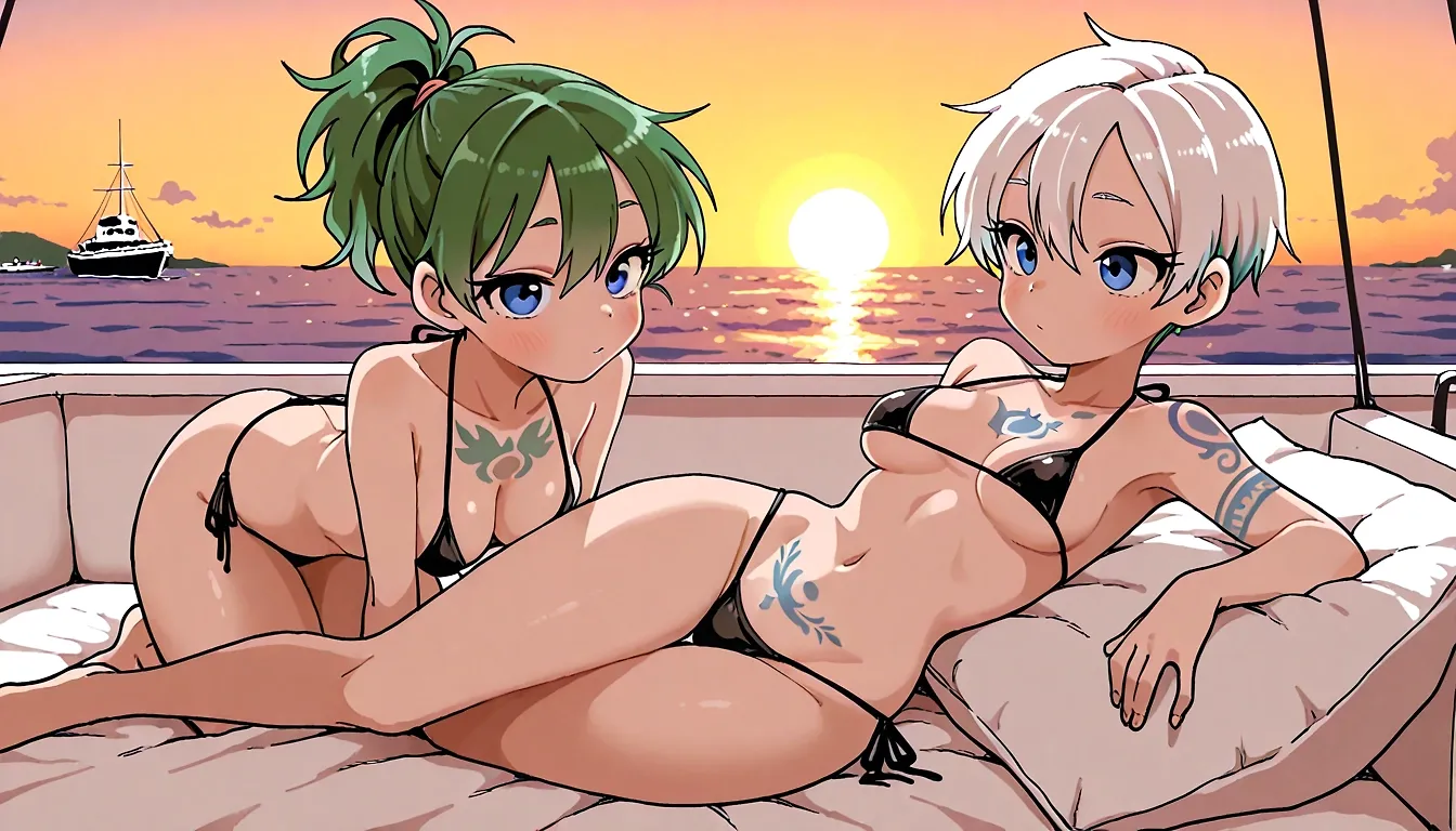 2 girls 1 Boat