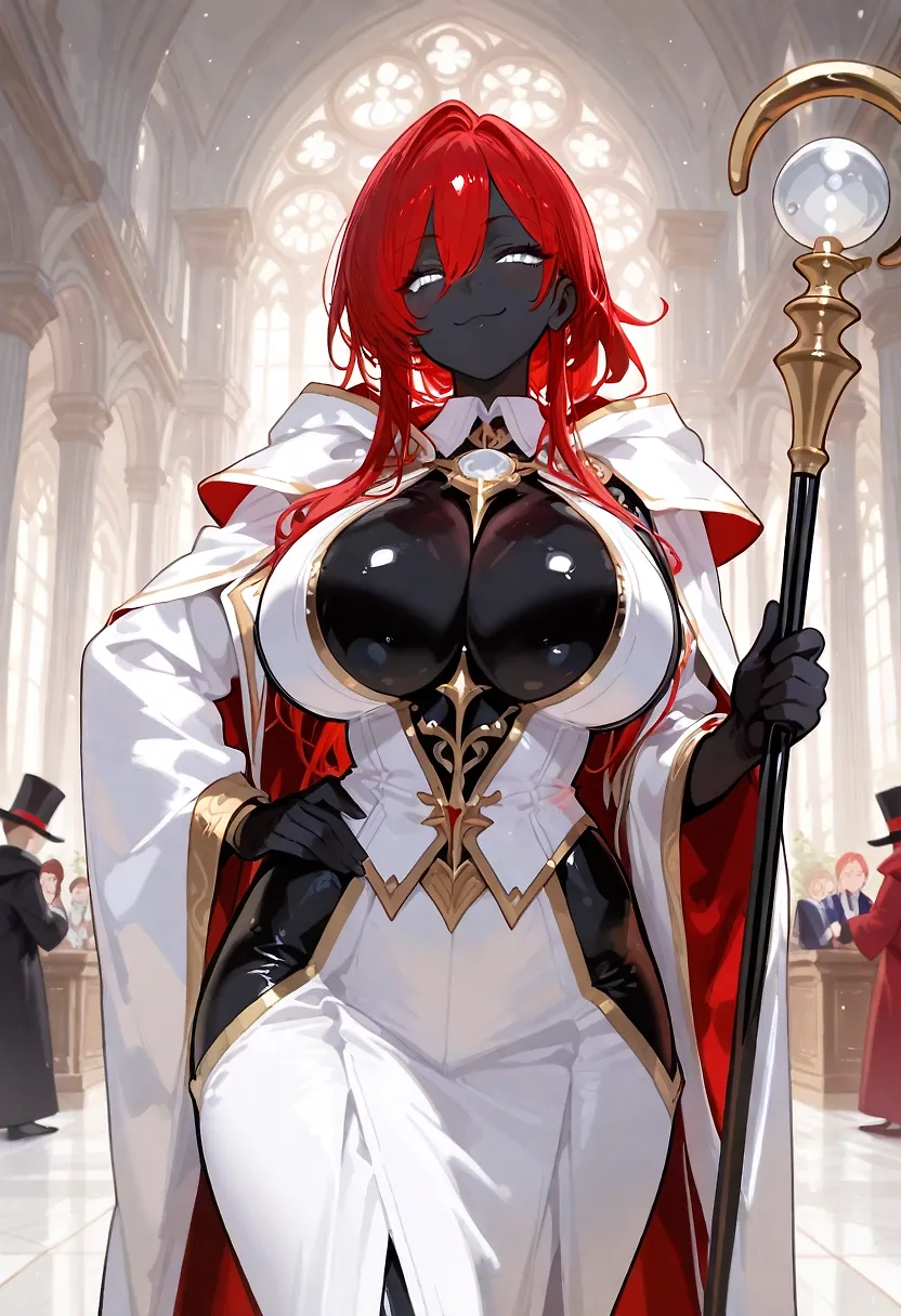 Beautiful magician lady