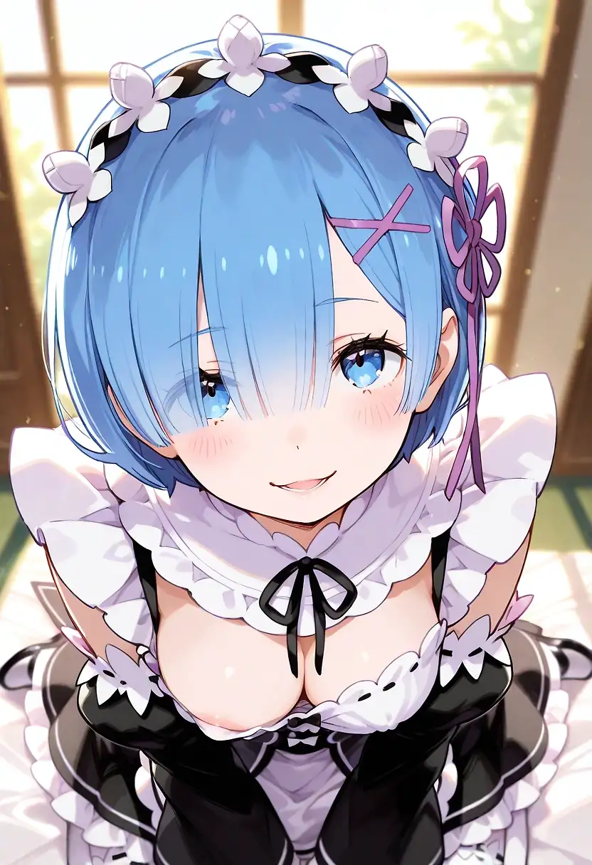 AI art 'Rem' with user description 'Doing Some Rem posts as well'
