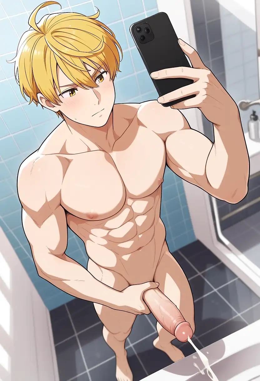AI art "Kise Bathroom"