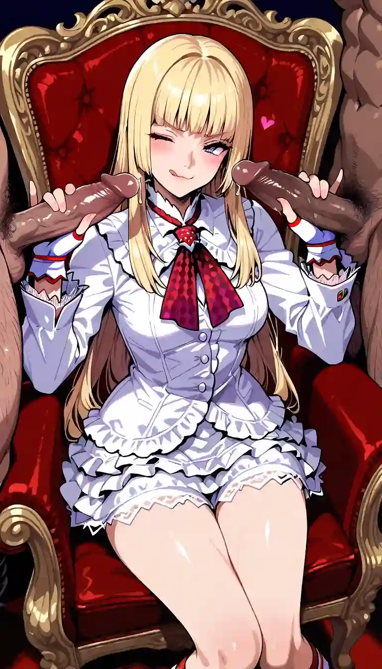 AI art "Fighting game gals"