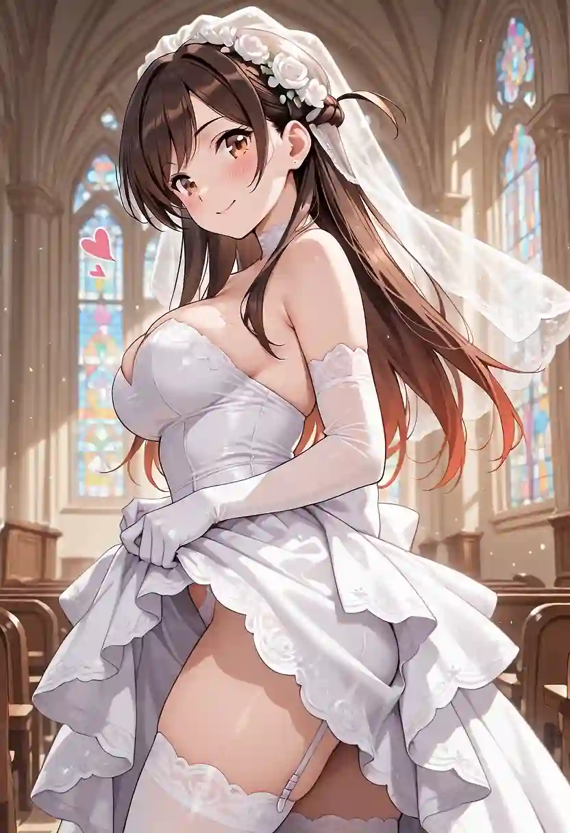 AI art "Marry me Senpai!"