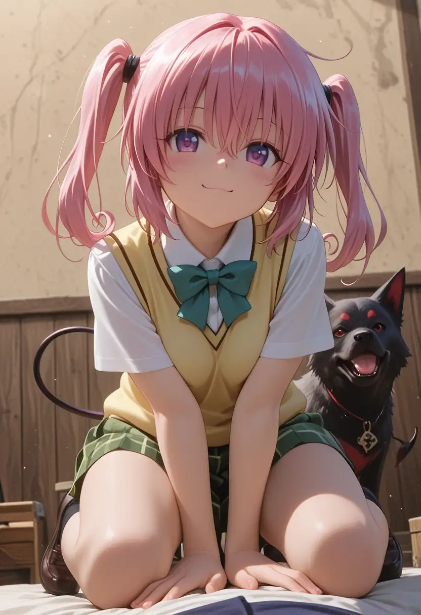 AI art 'Drowzee Hunting- Nana Deviluke'