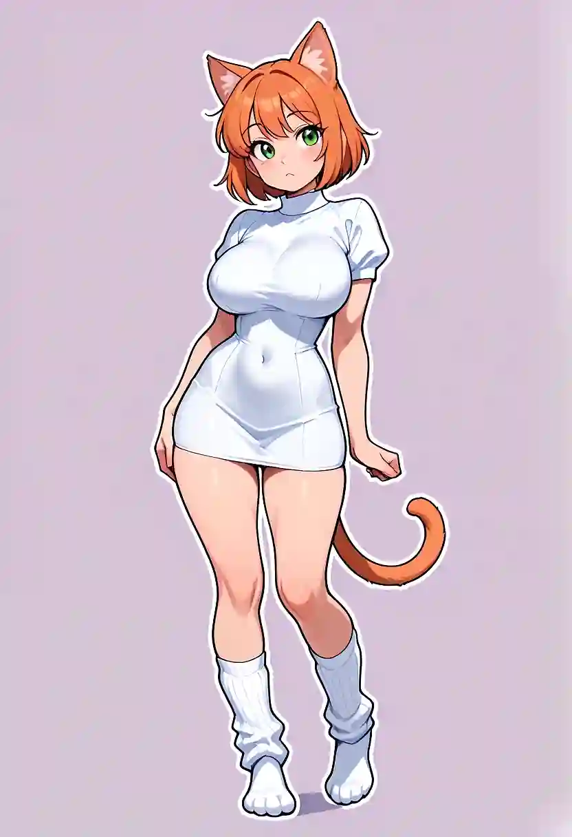 AI art 'Cat Girls volume 1' with user description 'Thank you all! Comment thoughts <3'