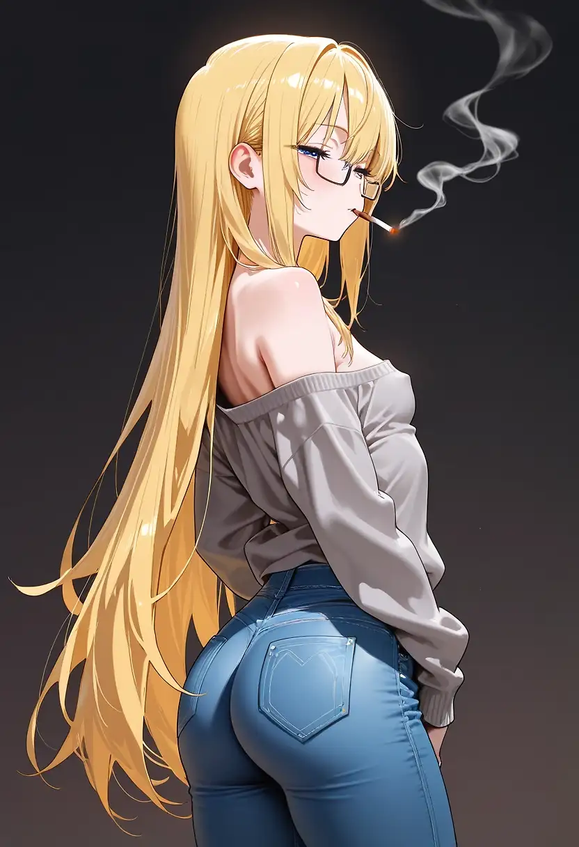 AI art 'my girl' with user description 'original blonde girl'