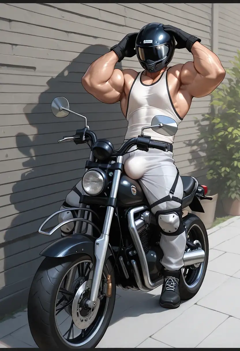AI art "Muscle Himbo gay boyfriend"