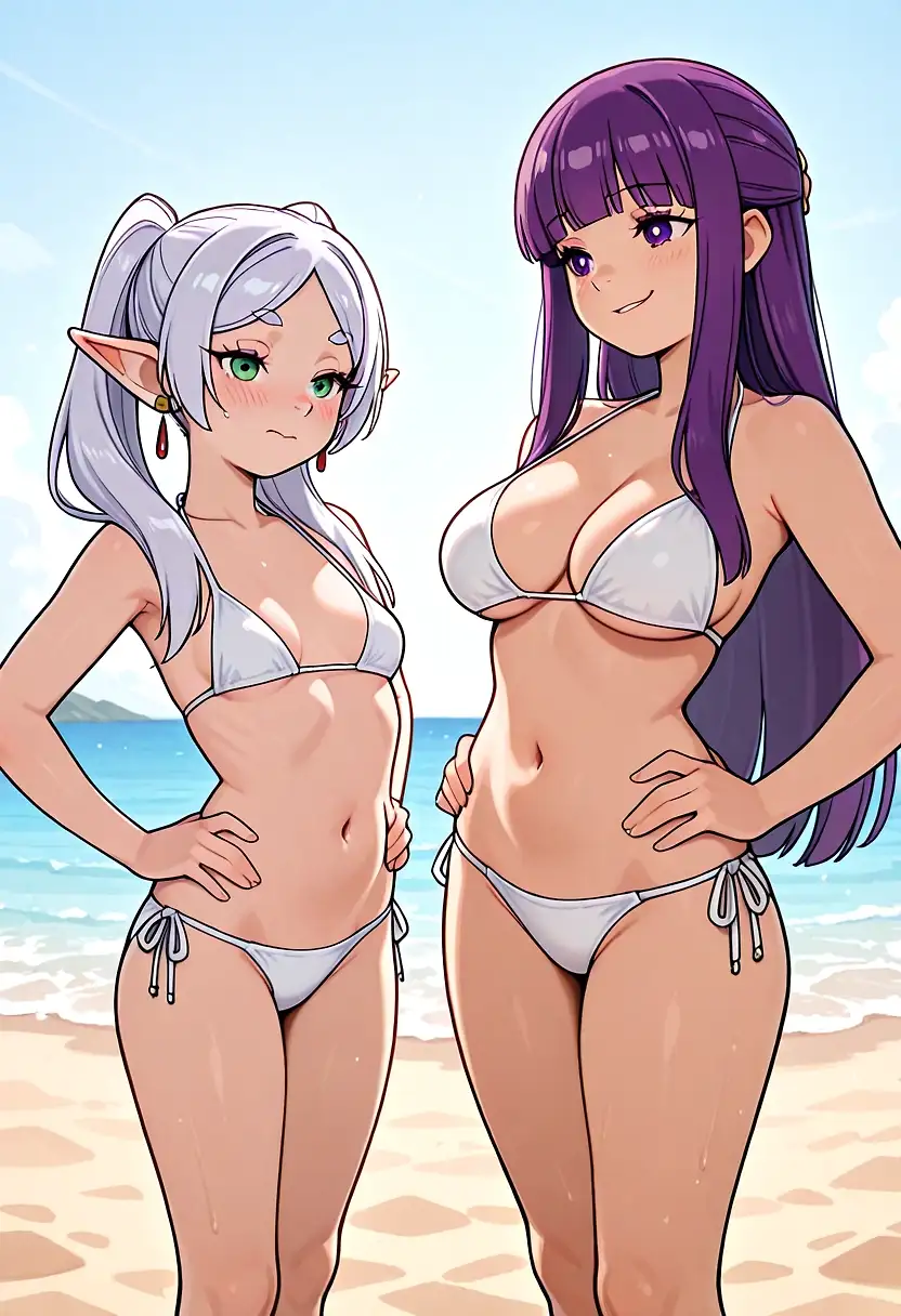 AI art "That Beach Episode"