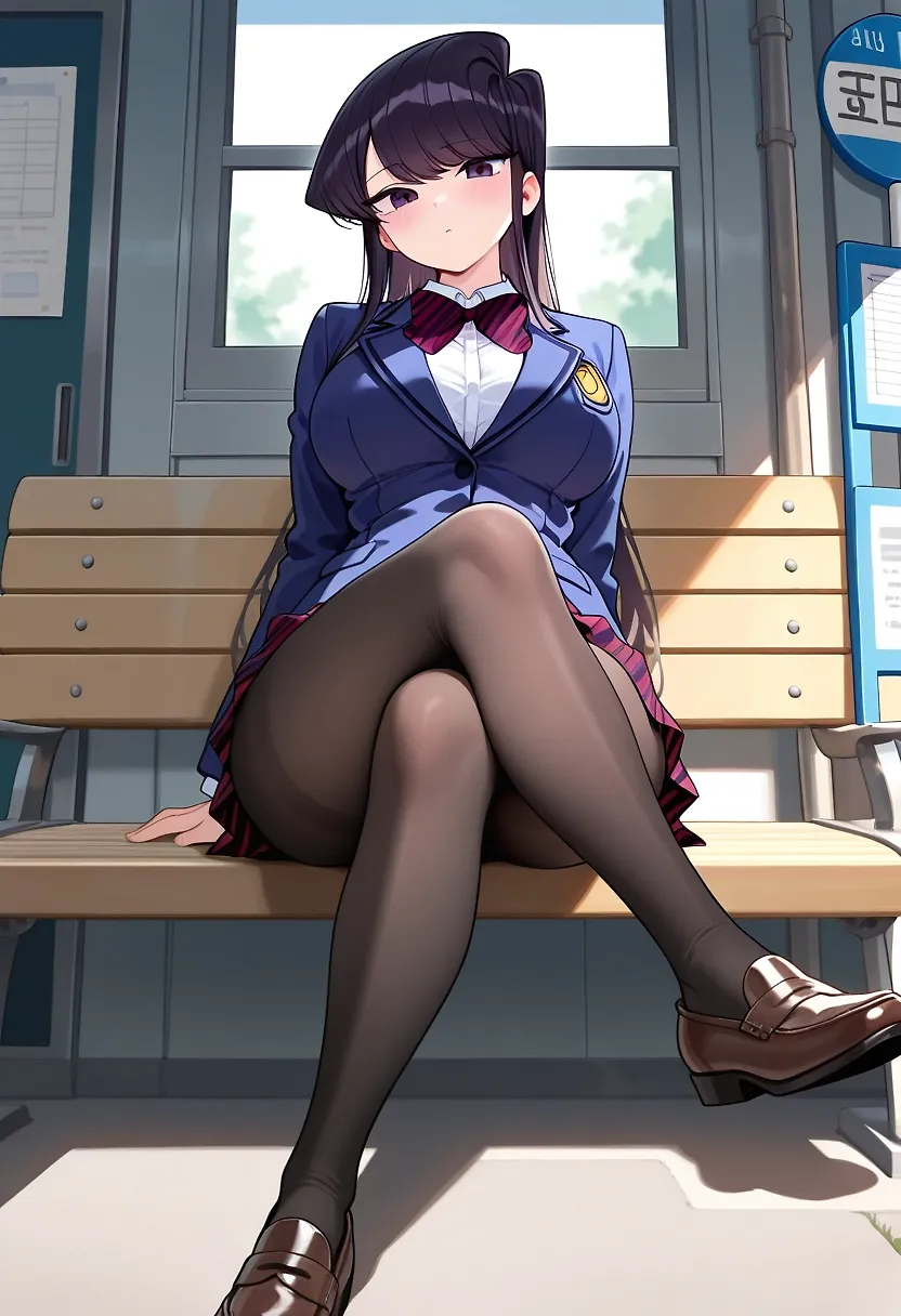 AI art "Komi san"