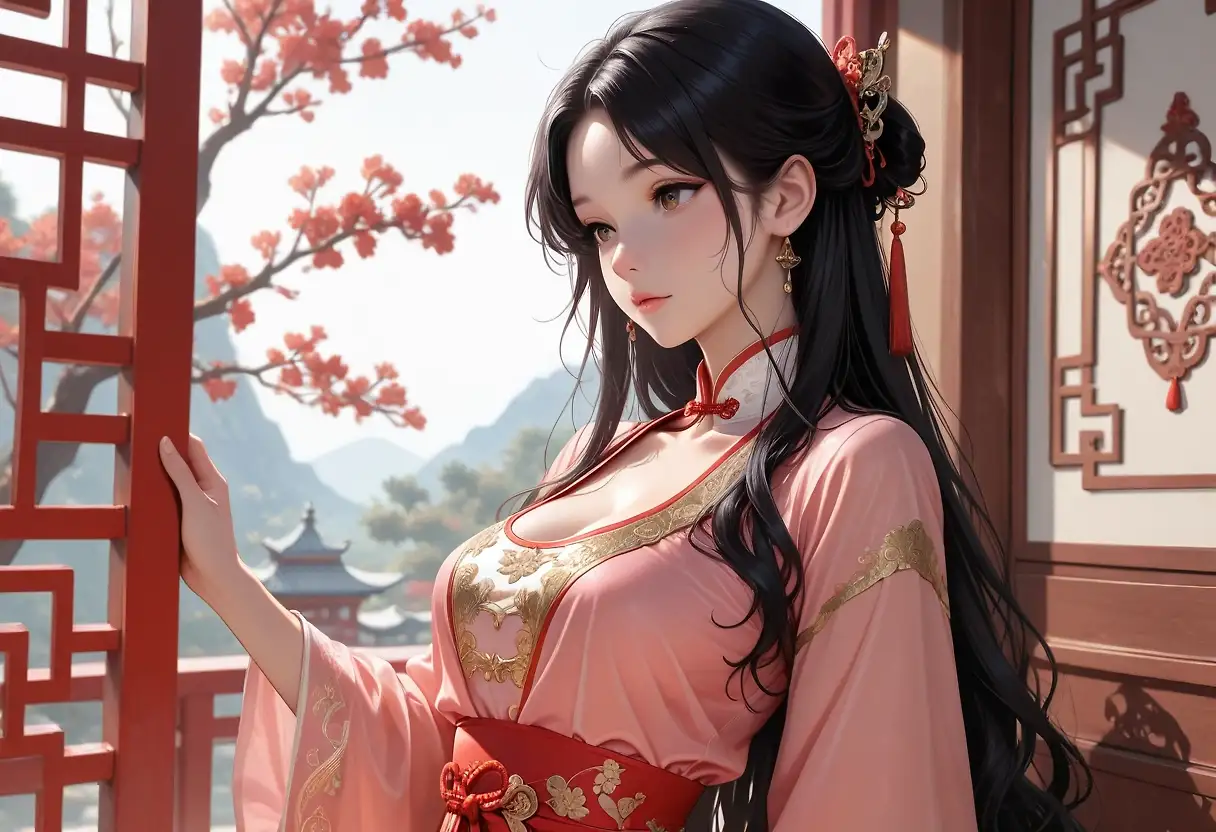 AI art 'Chinese Hanfu'